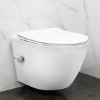 Závěsná WC mísa REA Carlo Lux Rimless s funkcí bidetu  1