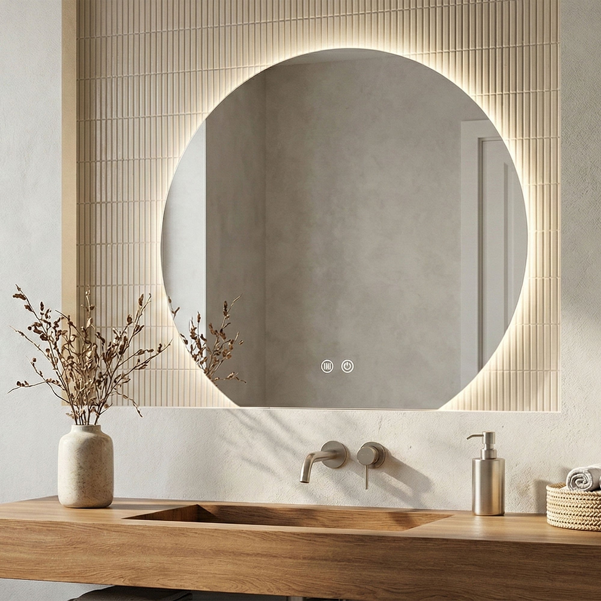 Zrcadlo LED 90cm Fabio  2