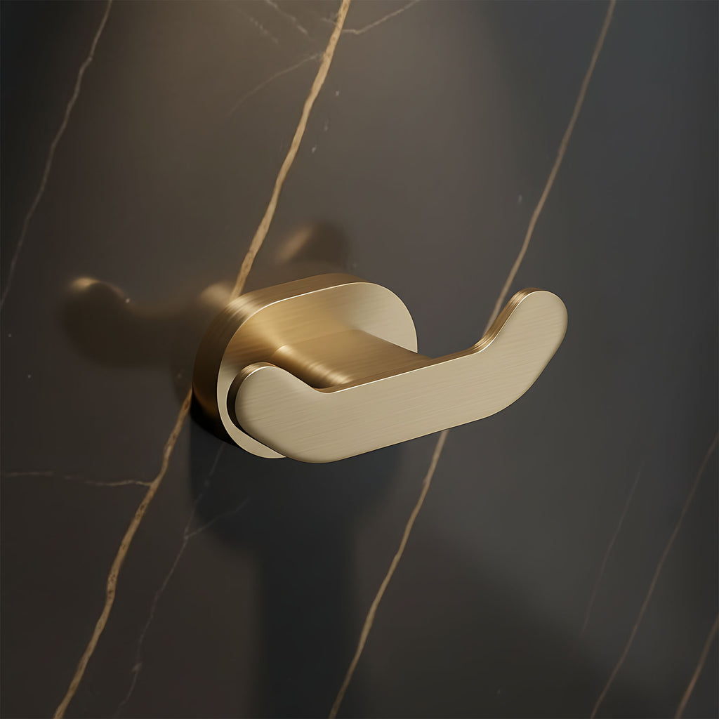 Koupelnový věšák Til 105 Brush Gold  2