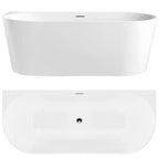Akrylátová vana CAPRI SLIM 170cm  7