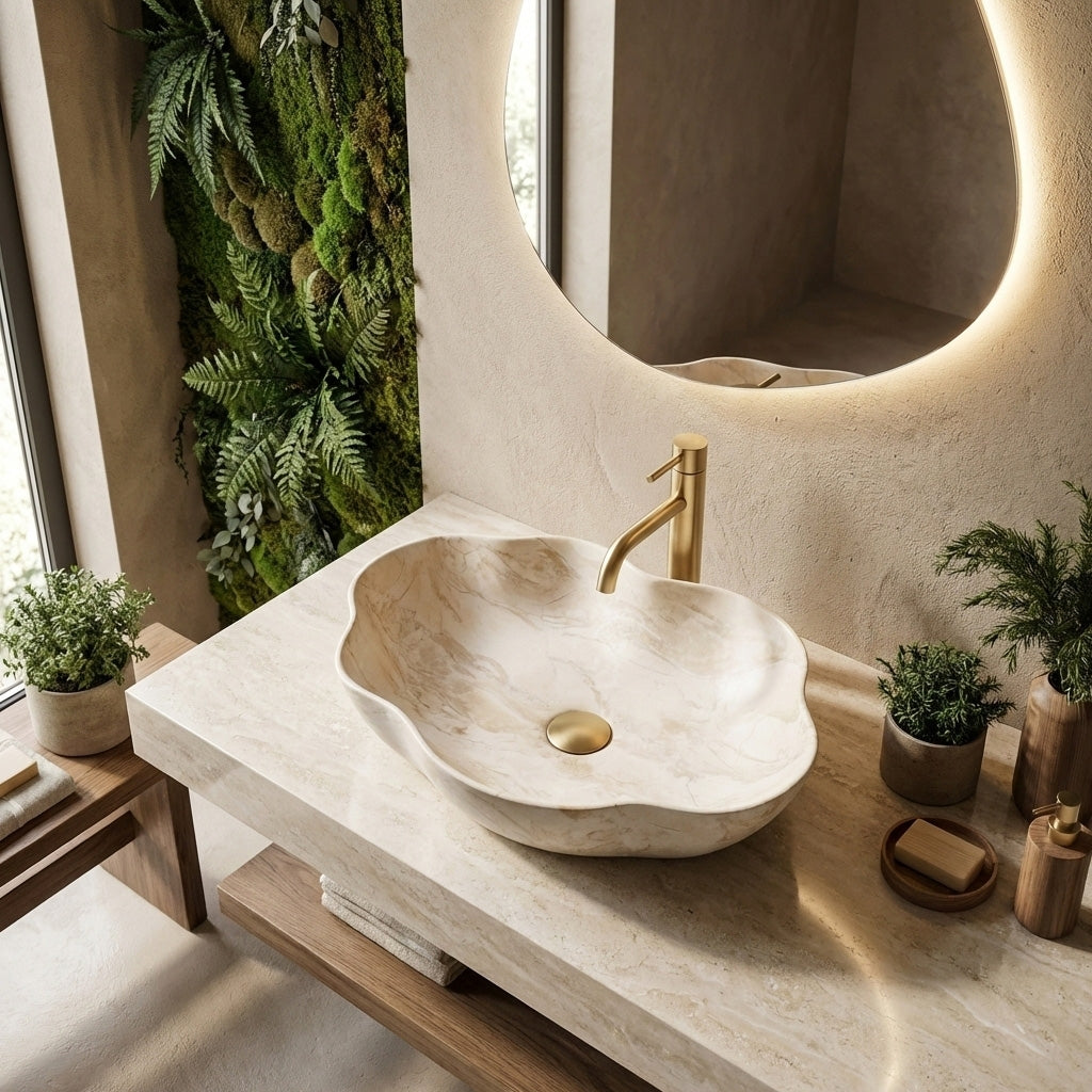 Umyvadlo na desku REA Pearl Kallisto  2