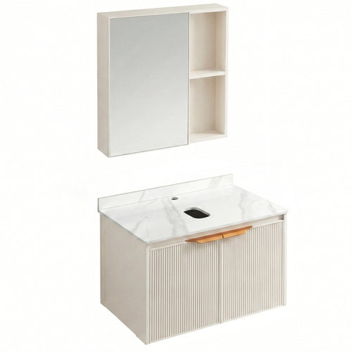 Koupelnová sestava nábytku s deskou Marti 60cm Beige  2