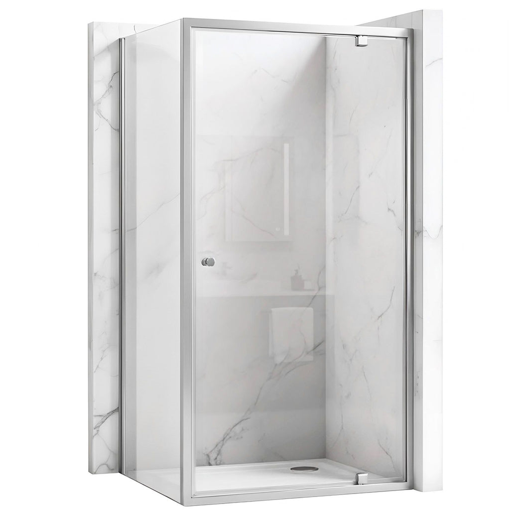 Sprchový kout Rea Primo Swing 90x80 Chrome  1