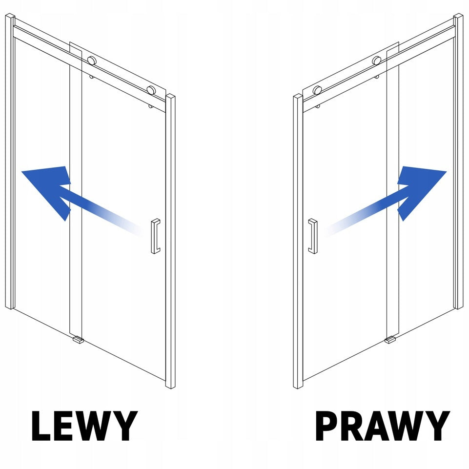 Sprchový kout REA NIXON 140x80 vlevo 8