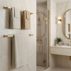 Koupelnový věšák Til 101 Brush Gold  3