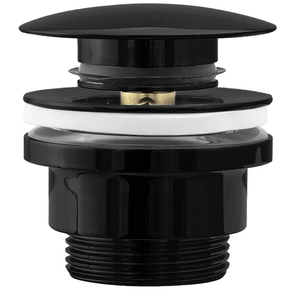 Univerzální umyvadlová výpusť REA Click-clack - BLACK METALIC  1