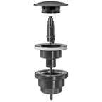 Umyvadlový sifon s univerzální výpustí click-clack Titan  5