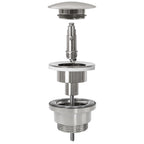 Sifon click-clack BRUSH NICKLE INOX  4