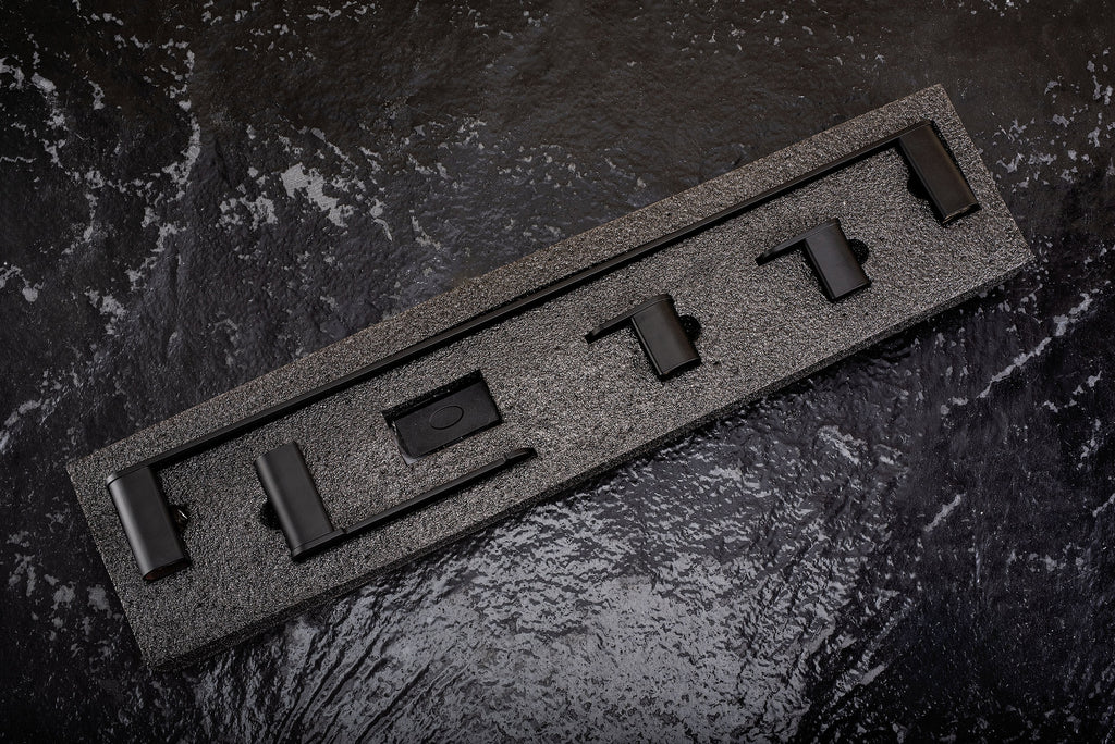 Sada koupelnových doplňků Mati Black 4 díly  8