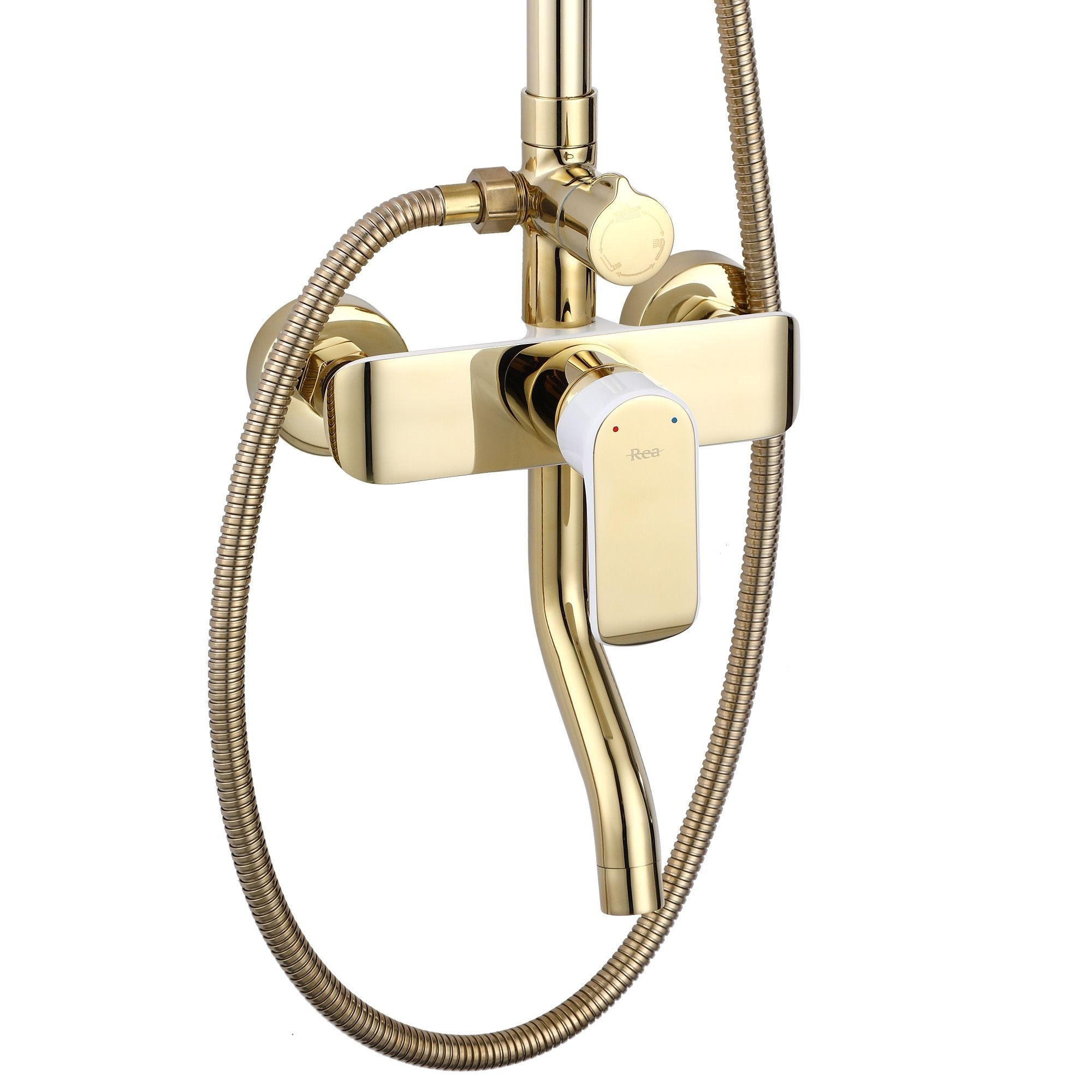 Sprchový set REA BLOOM WHITE GOLD  7