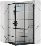 Sprchový kout REA CONCEPT 80x100 - černý Bez sprchové vaničky 1