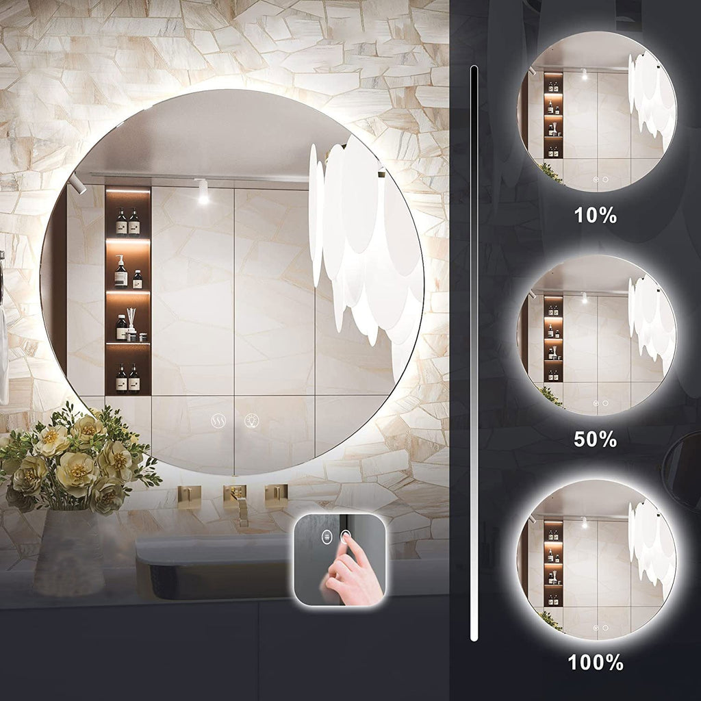 Zrcadlo LED 90cm HZJ090  4