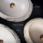 Umyvadlo na desku Mika Warm Beige  9