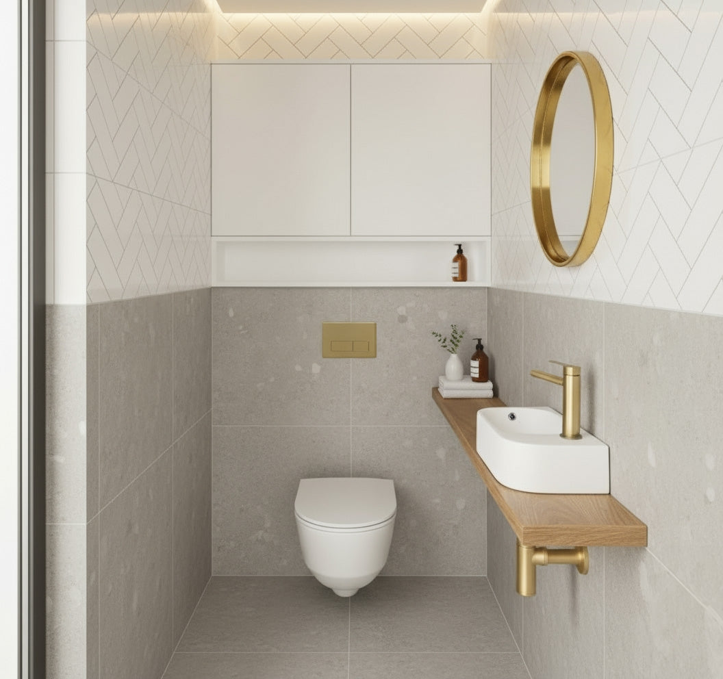 Umyvadlo na desku / nástěnné REA Odetta  3