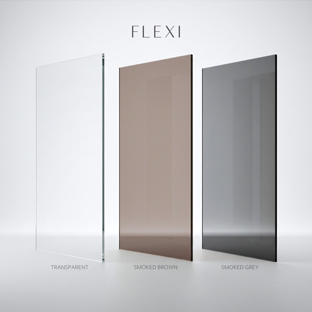 Sprchová zástěna Rea Flexi Transparent / Titan 130  8