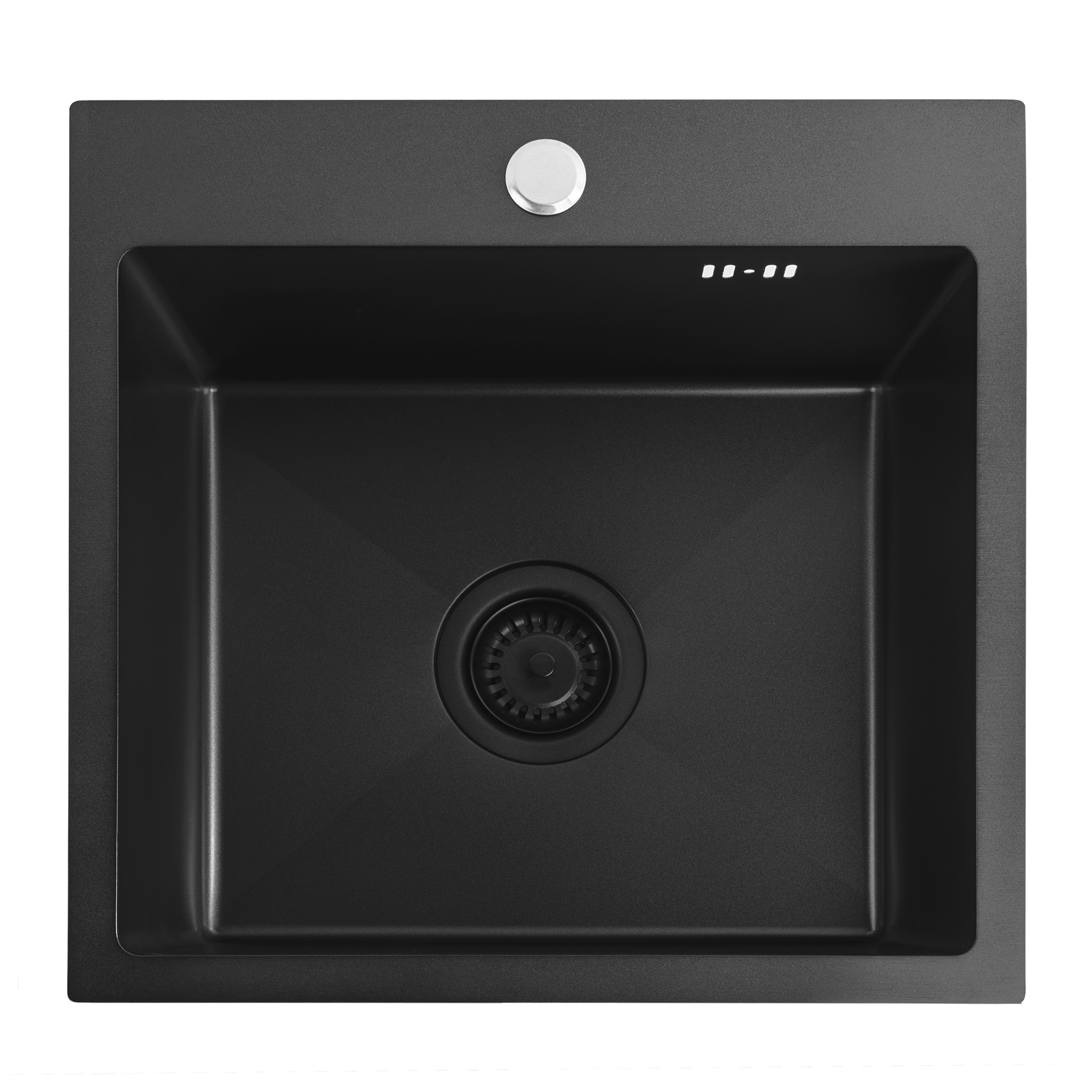 Ocelový dřez Leo 40 Black bez kuchyňské baterie 2